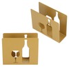 2pcs Stainless Steel Napkin Holder Freestanding Kitchen Restaurant Paper Napkin