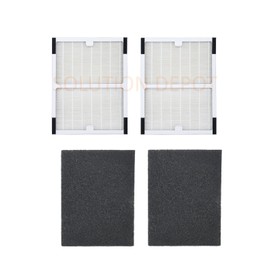 Aftermarket (2) Hepa & Carbon Filters For Idylis B IAF-H-100B IAP10050 IAP-10-125 AC-2125