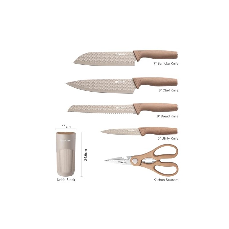 Mercer Culinary Protector de cuchillos, 8 pulgadas x 2 pulgadas,