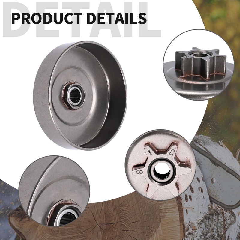 CADUFUELLY 3/8 Poulan Pro P3314 PP4218A Craftsman Chainsaw Sprocket Clutch