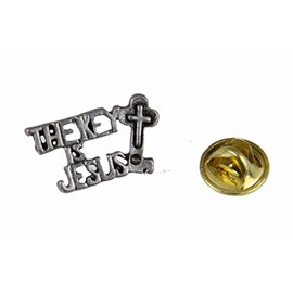 6030575 The Key in Jesus Lapel Pin Tie Tack Brooch