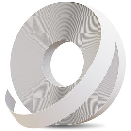Edge Supply White Melamine 1-1/2 inch X 250 ft roll of White Edge Banding – Pre-glued Flexible Edging – Easy Application Iron-On Edging for Cabinet Repairs, Furniture Restoration