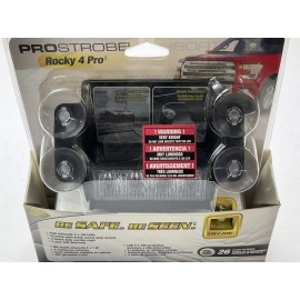 ProStrobe 70755 Pro Strobe Lights Rocky 4 Pro White 12-24V 26 Flash Patterns