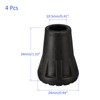 M METERXITY 4 Pack Trekking Pole Tips - Cane Replacement
