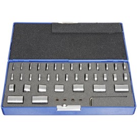 Fowler 53-680-000 Space Gage Block Set, 36 Piece