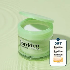 토리든 밸런스풀 시카 토너 패드 60매+(비타패드 2매입X3개 증정) Toriden Balanceful Cica Toner Pad 60 Sheets + (Free 3 Sets of Vita Pad 2 Sheets Each)