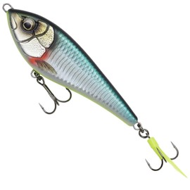 Savage Gear Deviator Swim Jerkbait, Colour: Green Silver, Length / Weight / Swimming Behavior 14 cm / 70 g / Slow Sinking
