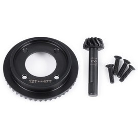 LSG Steel Diff Gear Front Rear 12T-47T Differential Gear Upgrades Part for 1/8 Losi 8IGHT-T RC Car Accessories (Rear)