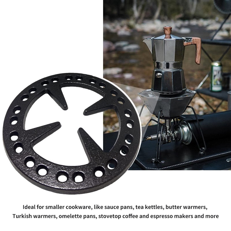 MENSI 5" Upgrade Design Casting Iron Gas Ring Reducer Flat