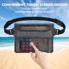 jealkip 2-Pack Waterproof Pouch with Adjustable Waist Strap, Waterproof Dry