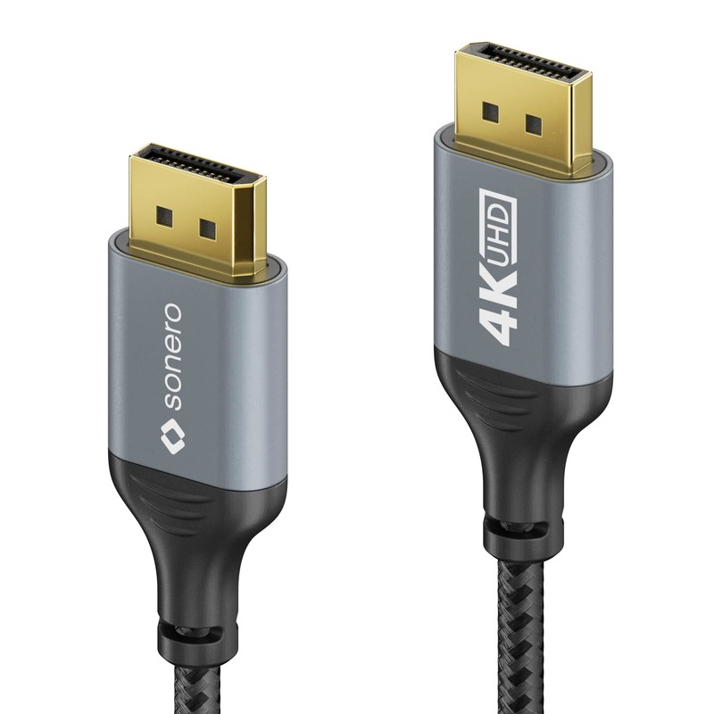 Sonero® 4K DisplayPort-Kabel 1.2, DisplayPort Stecker auf DisplayPort Stecker, 4K