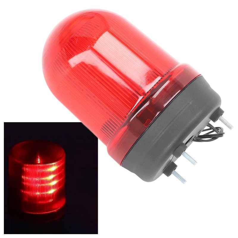 Industrial LED Rotating Strobe Mini Modes Adjustable Mute Emergency Light