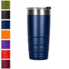 BISON COOLERS 22 oz Navy Tumbler | Sweat Proof Design