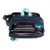 Travelon Greenlander - Correa compacta antirrobo sostenible, Azul Galaxia, 5"W