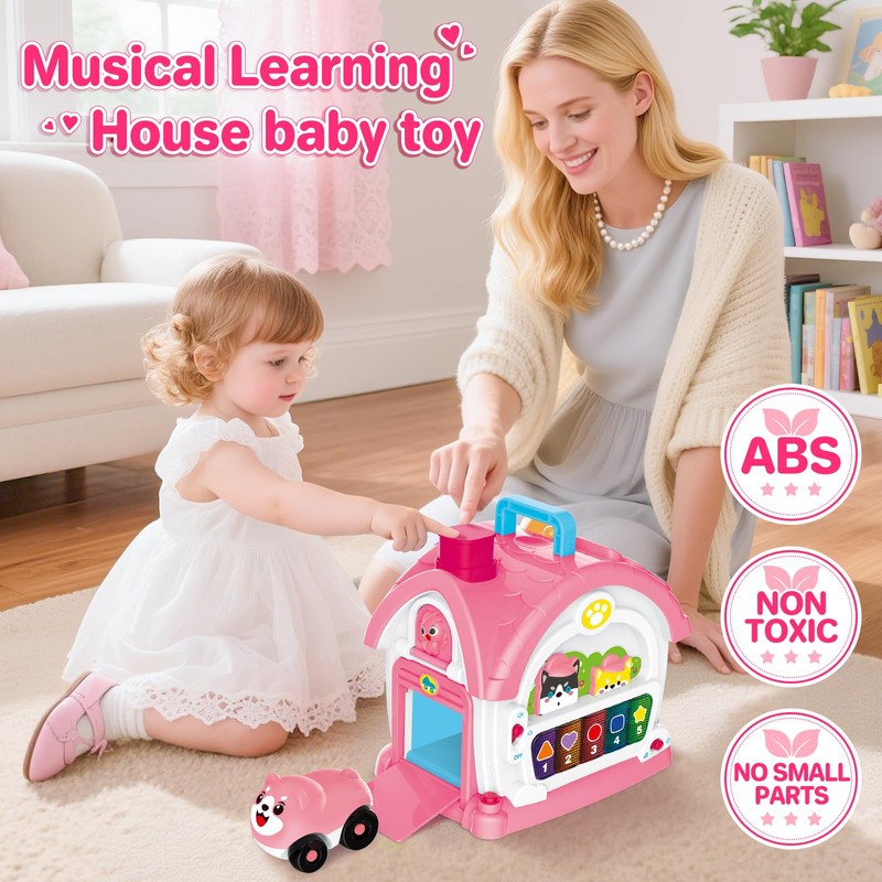 Montessori Toys for 1 Year Old Girl Gifts Musical Learning