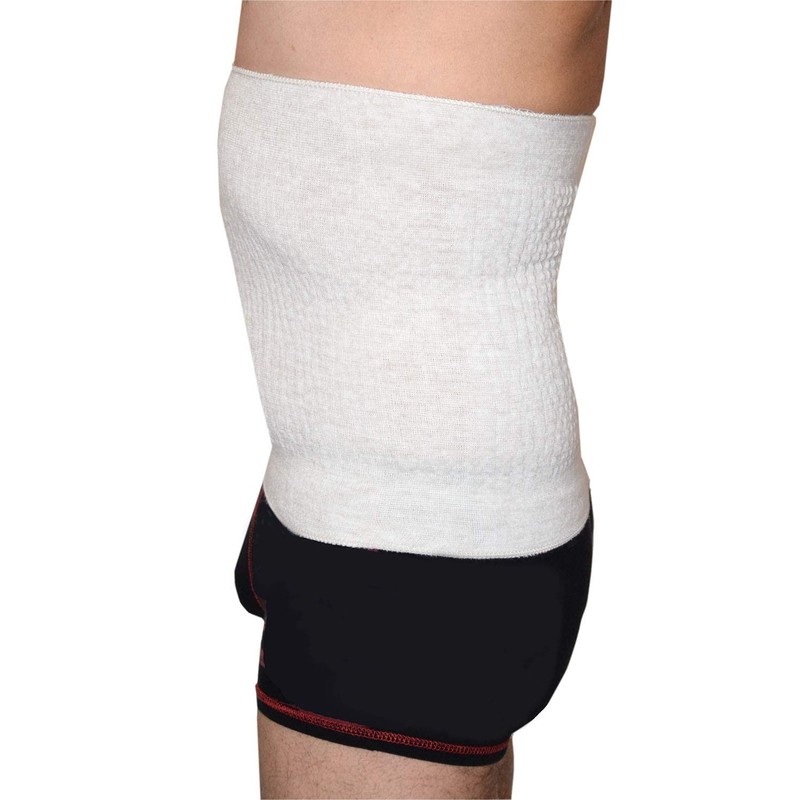 BODYPERFECT 50% Wool Thermal Elastic Belly Band for Back, Kidney