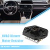 QUARKZMAN HVAC Resistor Blower Motor Fits Mitsubishi Lancer Black Pack