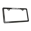 Denali Metal License Plate Frame Tag Holder - Black Powder