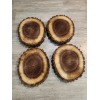 Unbranded Black walnut Live Edge, wood slice, centerpiece-7x
