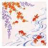 Yamamoto Hitoto Shoten Taisho Roman Handkerchief, Goldfish, A Pink [1836-A]