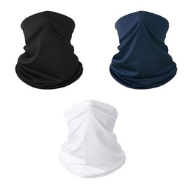 3 Stück Multifunktionstuch,MotorradHalstuch Herren Porosität,Schlauchschal Herren,Baumwolle Tuch,Gesichtsschutz,Radsport-schal,Wirksamer Schutz für das Gesicht,Geeignet für Motorrad- und Fahrradfahren