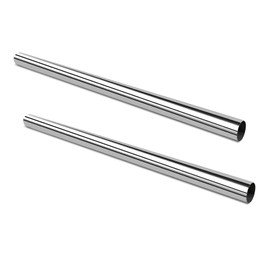 GeilSpace 2.5 Inch Exhaust Pipe, Straight Pipe, 304 Stainless Steel Tube, 48 Inch Length, DIY Industrial Pipes (2.5"OD-48"-2PCS)