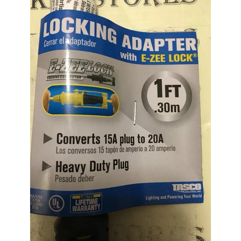 Tasco (04-00093T)1 Foot 12 Guage Locking Adapter With E-Zee Lock