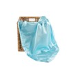 Heavens Cuddles Double Sided Pure Satin Baby Blanket 48"x36" (Seafoam)