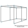 Aoneky 3/4 in Golf Frame Corner Kit for 10x10x20ft Practice