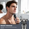 Dexmary 3-in-1 Electric Shavers for Men, LED Display, IPX7 Waterproof