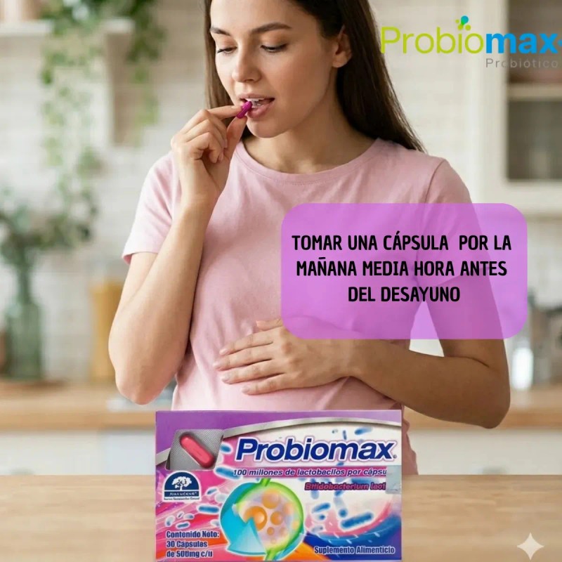 Probiomax Lactobacilos Capsulas Suplemento Alimenticio