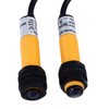 2pcs M12 Photoelectric Switch PNP DC Normally Open Fast Induction