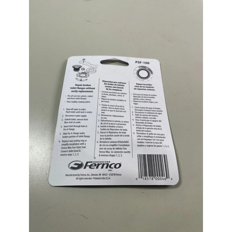 Fernco Spanner Flange Toilet Repair PSF-100