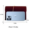CurvChic Clutch Purses for Women Evening Bag Faux Suede Formal