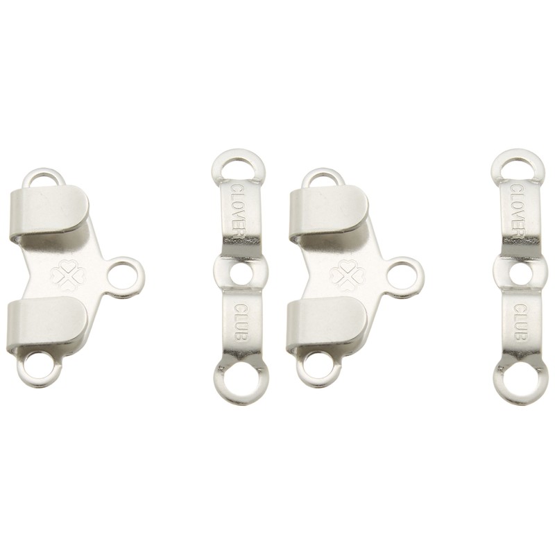 Clover 26-525 Double Front Lugs, Silver