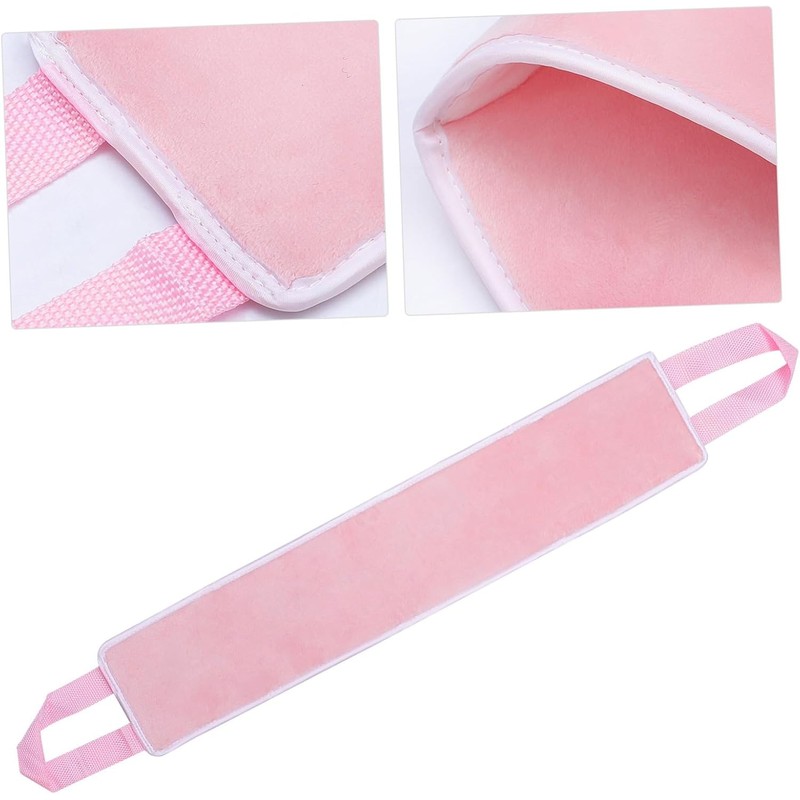 Garneck Aplicador de Bronceador para Espalda Banda de Fibra Rosa,