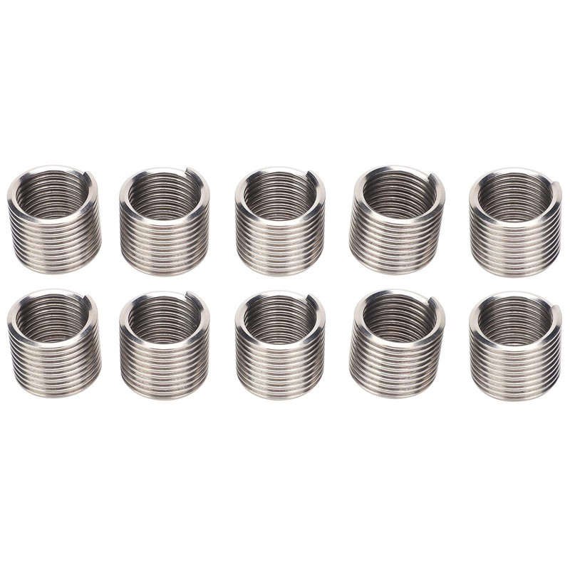 10pcs SUS304 Stainless Steel Female Thread Inserts Self Tapping M16x2x1.5D