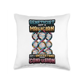 Genetic Science Gene Sequencing DNA Geneticist Throw Pillow