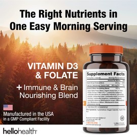 Daily Probiotic for Women, Men + Kids Probiotic –Belly Great Prebiotics and Probiotics for Gut Health, Immune Support, Stress Relief + Vitamin D3, Folate B Vitamins: 15 Strain, Gluten Free -60 Count