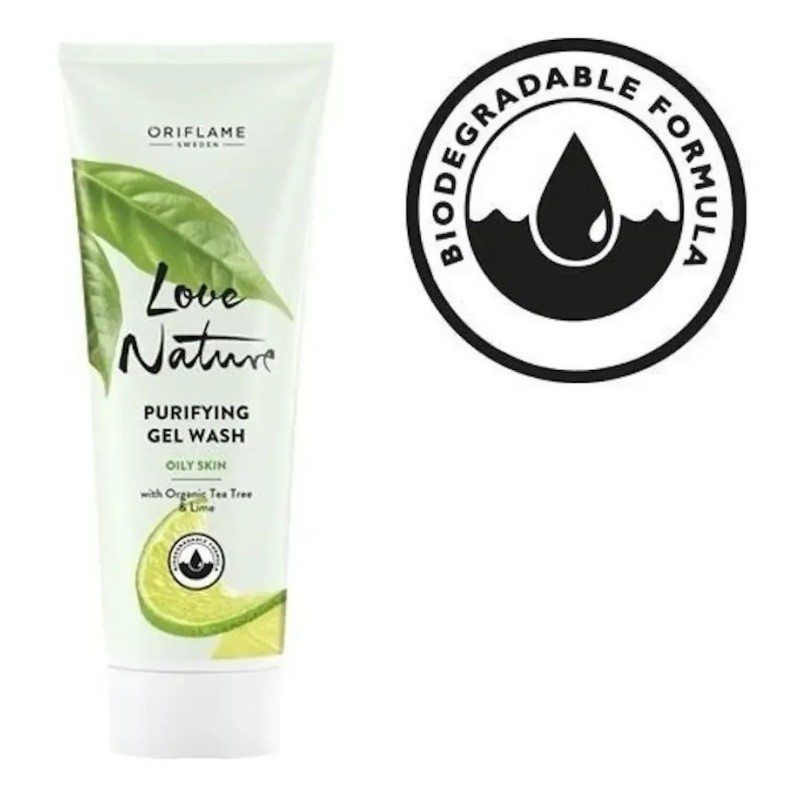 Gel Limpiador Purificante Árbol De Té Y Limón Cutis Graso