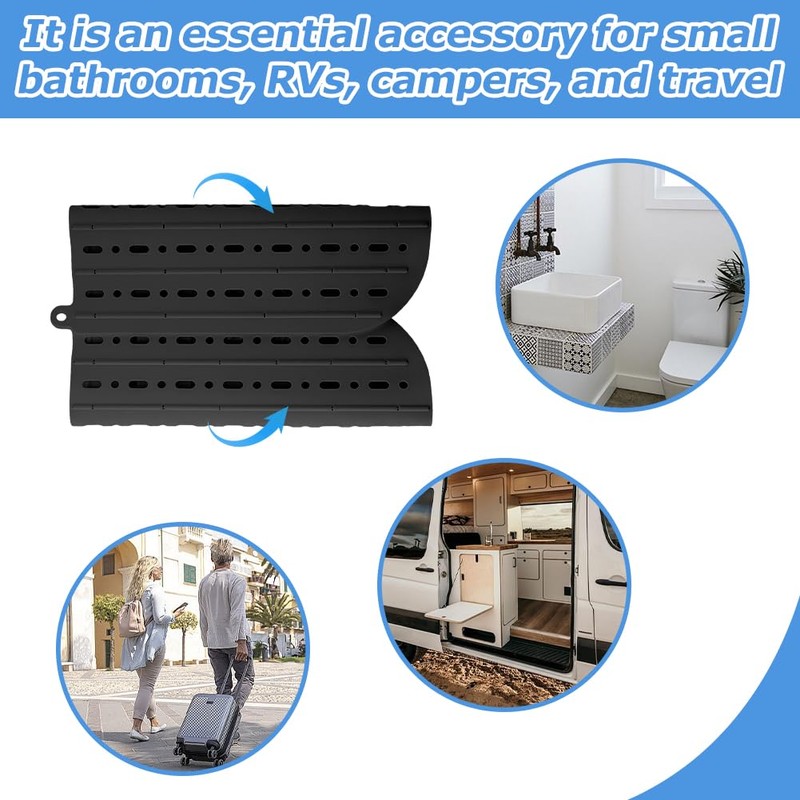 Bathroom Sink Top Cover for Counter Space - Foldable Makeup