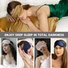 ZIMASILK 100% 22Momme Mulberry Silk Sleep Mask for Sleeping, Filled