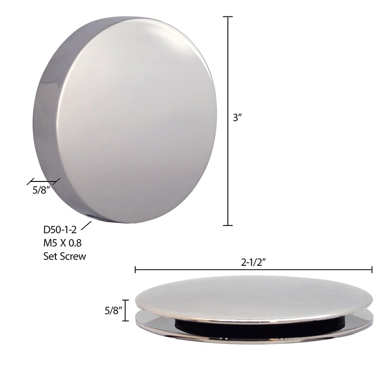 Westbrass D50RE-26 Replacement Trim for Cable Drive Bath Drain Waste