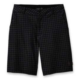 Smartwool Unisex Men's Merino Sport 10" Shorts, Black Check Pattern, l