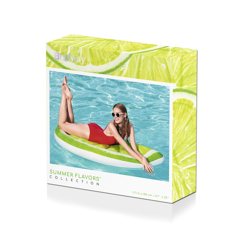 Bestway 1.71m x 89cm Tropical Lime Luftmatratze