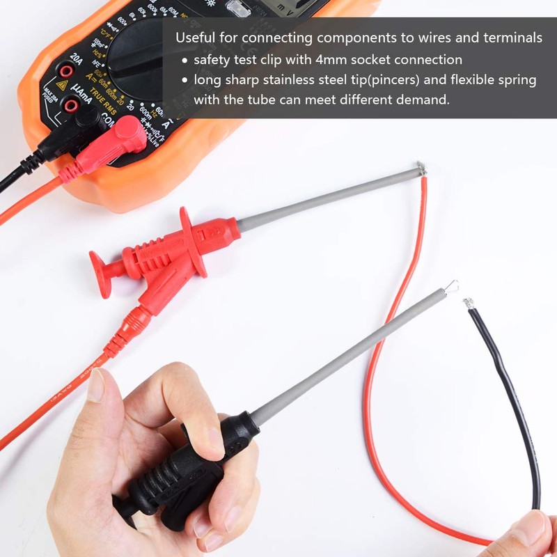 Digital Multimeter Test Lead Kit Professional Electronic Test Lead Accessory
