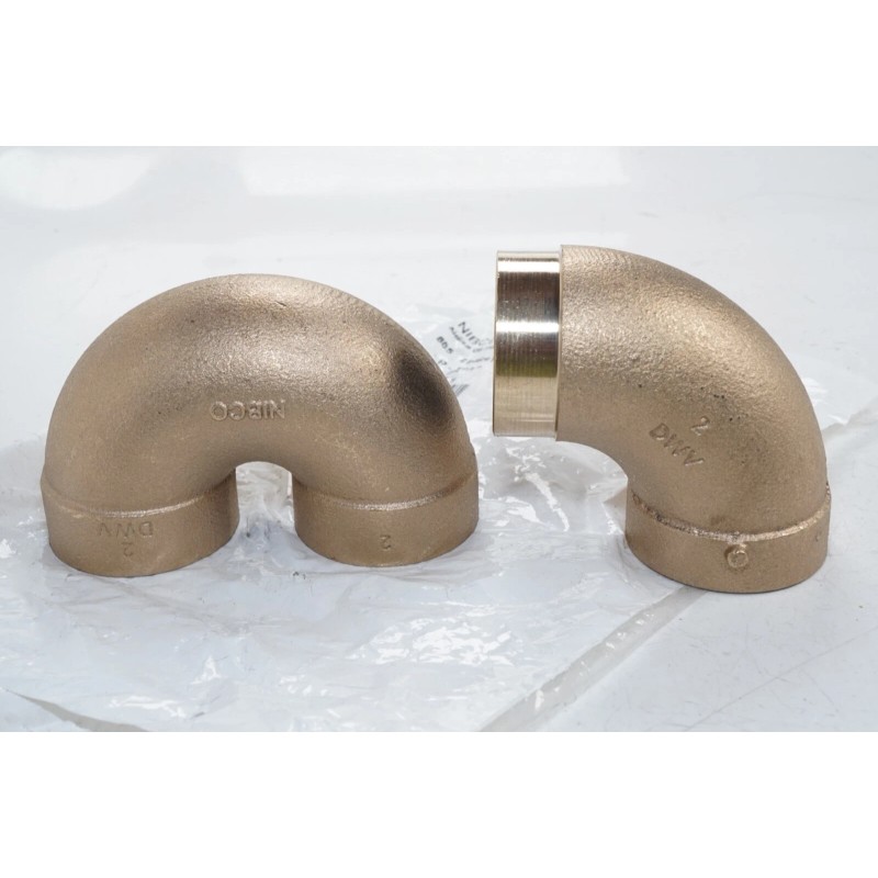 NIBCO New Genuine Nibco 2-Piece Part Cast Bronze DWV P-Trap