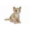 Sitting Ginger Tabby Kitten Plush Soft Toy by Hansa 7226