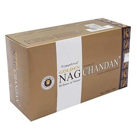 Dorado Nag Chandan - Varillas de Incienso (Aroma Natural Indio, enrolladas a Mano)