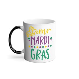 Mister Mardi Gras Karneval New Orleans Thermoreagierende Tasse Magische Tasse – 325 ml